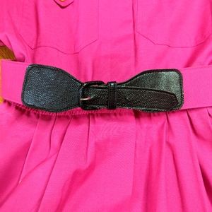 Vintage pink dress 1980s.